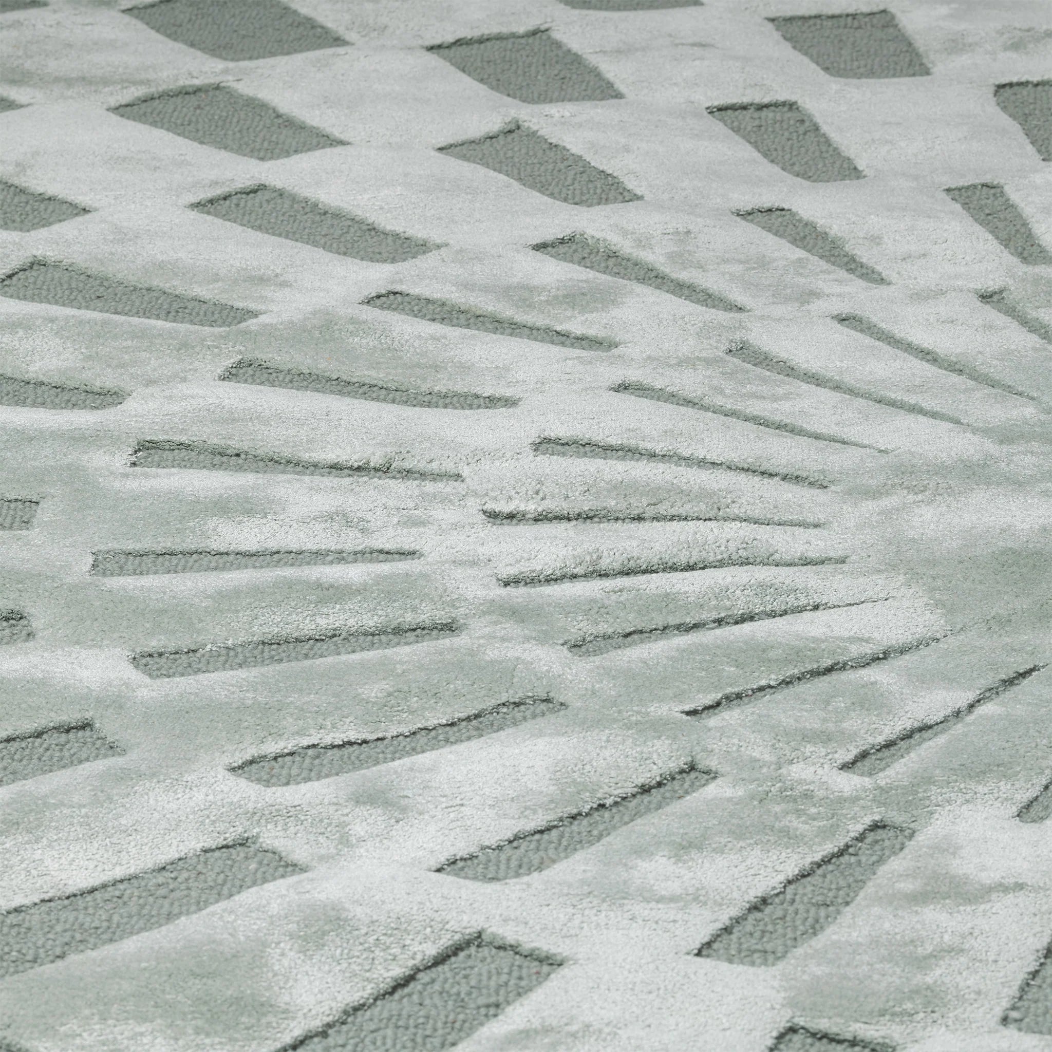 Modern Gray Radial Pattern, Round Living Room Carpet, Hand-Tufted Wool Blend 11.5 ft Rug